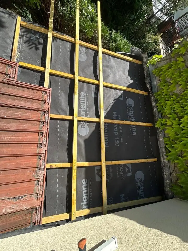 Remplacement de couverture en tuiles, après travaux